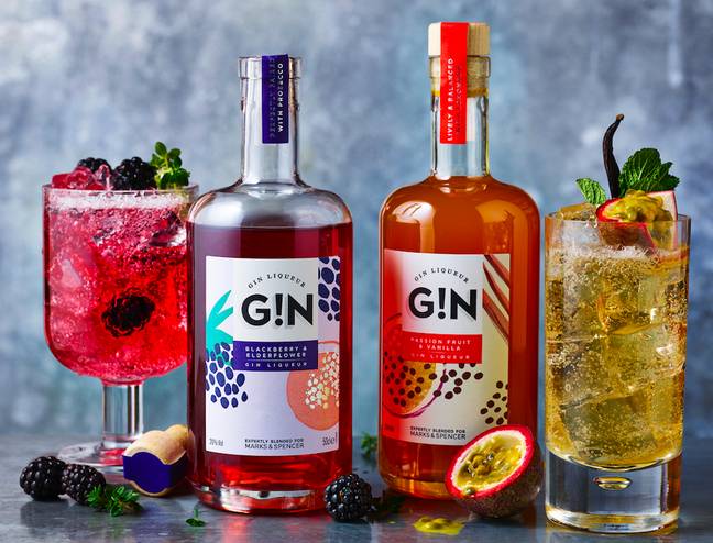 M&amp;S has launched two new fruity gin liqueurs (Credit: M&amp;S)