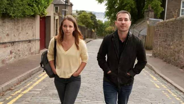 Martin Compston and Molly Windsor are love interests in the show (Credit: Alibi)