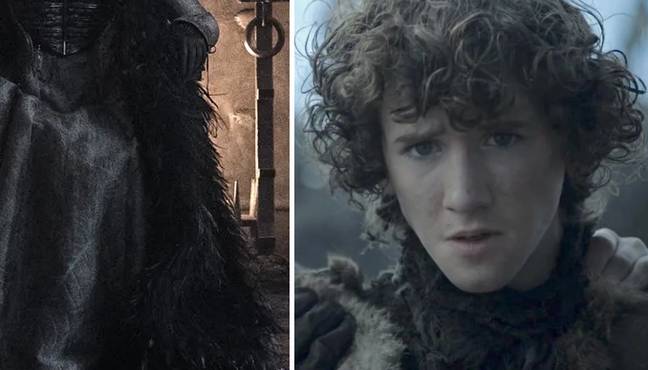 The unruliness of the cloak was Rickon. Credit: HBO