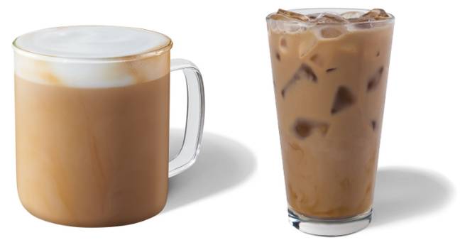 Also included in Starbucks' impressive new menu is the Starbucks Blonde Vanilla Latte (Credit: Starbucks)