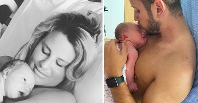 Danielle shared snaps of herself and her fiance with little Orla (Credit: Instagram/ Danielle Armstrong) 