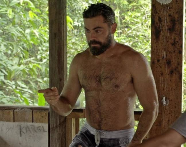 Zac Efron's beard and 'dad-bod' went viral last summer after the debut of his Netflix series Down To Earth (Credit: Netflix)