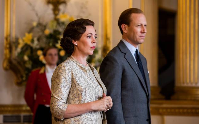 Olivia Colman and Tobias Menzies in season 3 of The Crown (Credit: Netfilx)