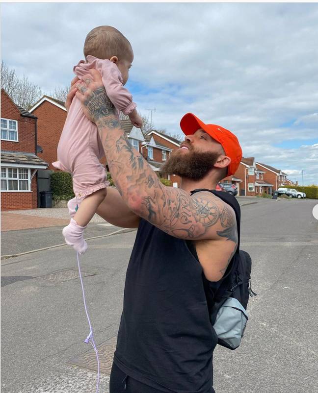 Ashley Cain and his girlfriend Safiyya are currently making Azaylia comfortable (Credit: Instagram)