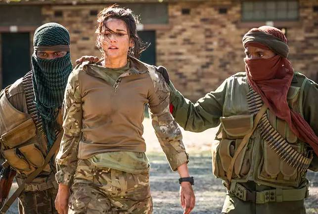 Michelle Keegan plays army medic Georgie Lane (Credit: BBC)