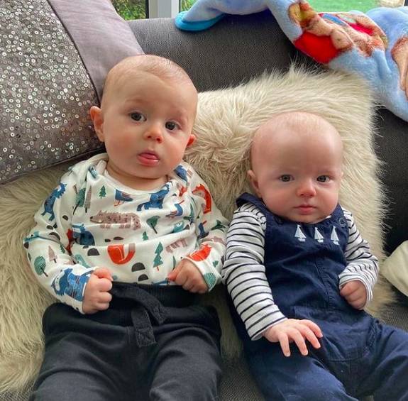 The pair are parents to Bodhi, five months and one-year-old Aurelia Rose (Credit: Instagram/ Tom Parker)