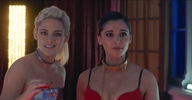 Kristen Stewart (pictured left) plays Sabina (Credit: Sony / YouTube)