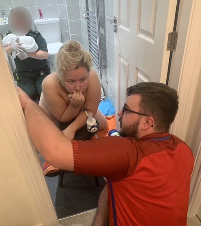 Billie Ward, 22, from Bridgnorth, Shropshire had been told it was unlikely she would give birth on her due date (Credit: Kennedy)