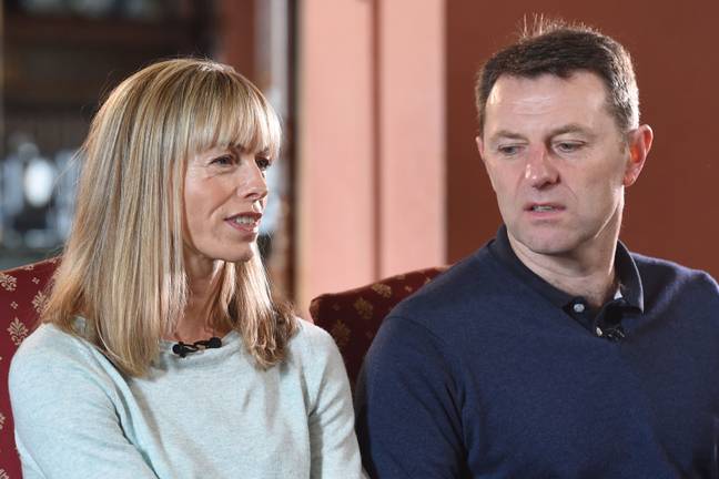 Kate and Gerry McCann released a message ahead of Madeleine's 18th birthday (Credit: PA)