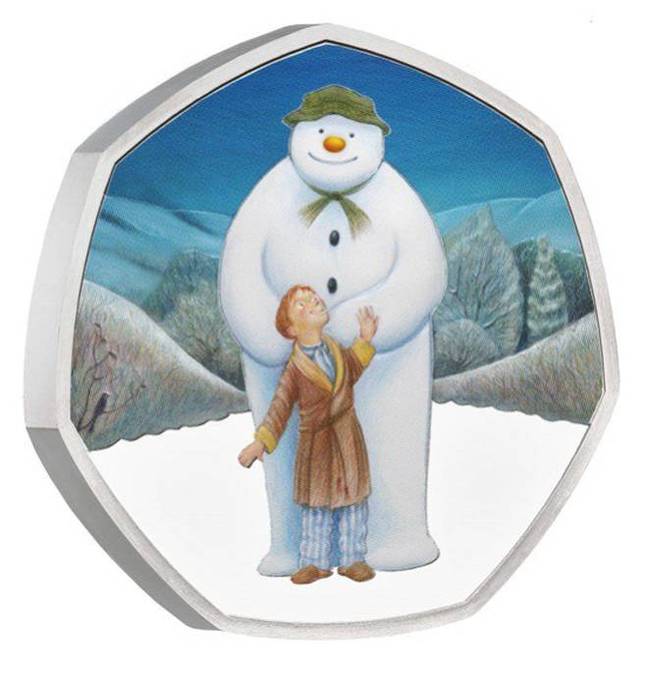 A limited number of The Snowman coins are available (Credit: Royal Mint)