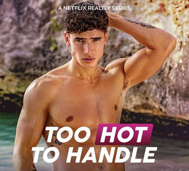 Cam in 'Too Hot To Handle' (Credit: Instagram/toohotnetflix)