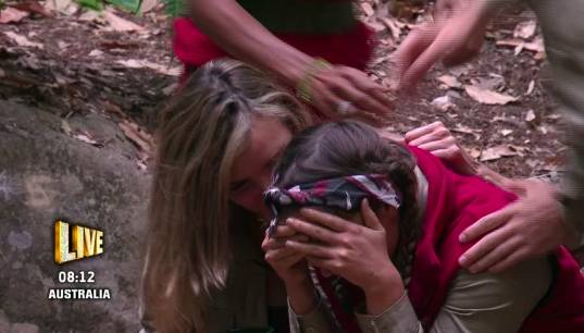 Jacqueline Jossa started crying after she heard the news (Credit: ITV)
