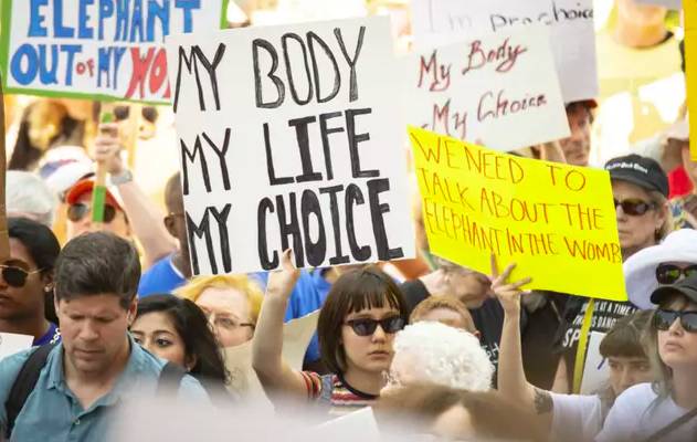 The anti-abortion movement is thriving in the US (Credit: PA)