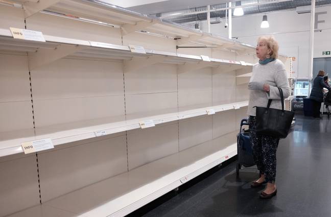 Many UK supermarkets are being stripped bare (Credit: PA)