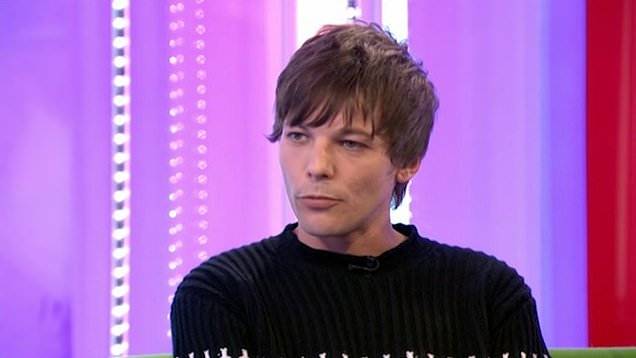 Louis Tomlinson appeared on The One Show last night (Credit: BBC)
