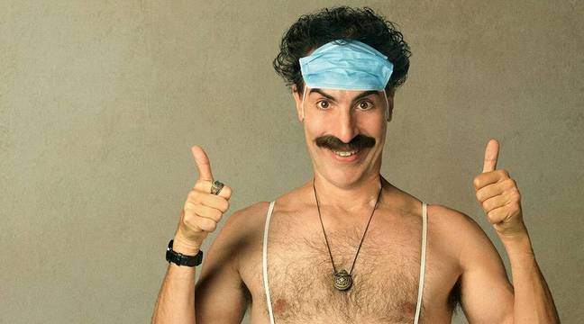 Borat accidentally took over the Alexa (Credit: Borat Subsequent Moviefilm/ Amazon Prime) 