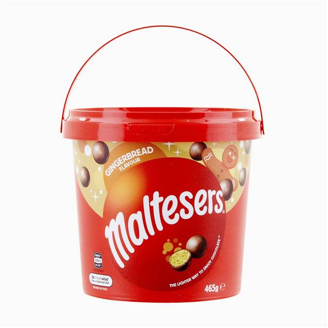 Like your normal Maltesers but with a gingerbread twist (Credit: Maltesers)