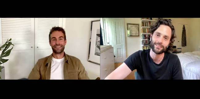 Chace and Penn chatted about their new roles (Credit: Youtube/ Variety) 