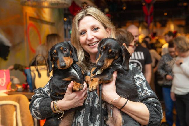 Dog lovers and their families can attend the event without a dog too if they simply want to be around Daschunds (Credit: Anushka Fernando /Dachshund Café)