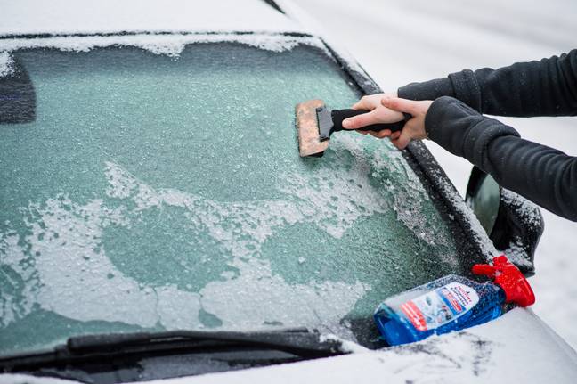 There's nothing worse than turning the heating on in your icy cold car (Credit: PA)