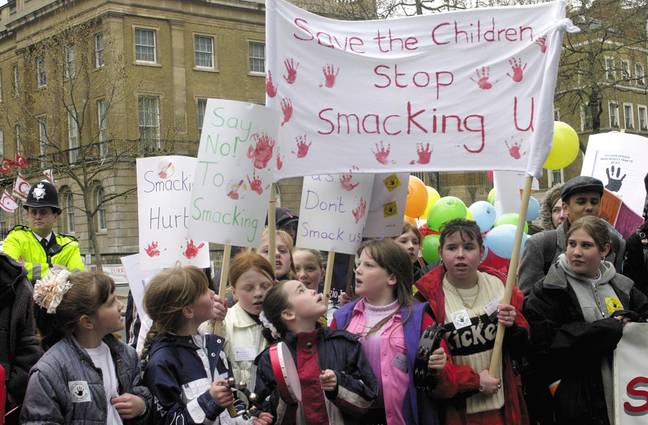 There have been campaigns to stop smacking across the UK for years (Credit: PA) 