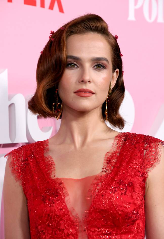 'The Politician' actress Zoey Deutch sporting her own interpretation of the trend. (Credit: PA)