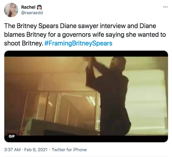 Others were so angry at how Britney was made out to be to blame (Credit: Twitter)