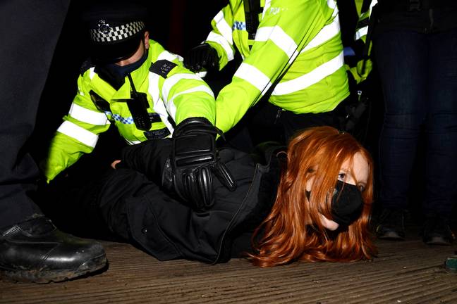 The images from the Clapham Common vigil left people shocked and angry (Credit: Shutterstock)