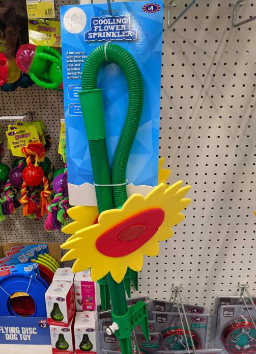 Dog hose online attachment toy