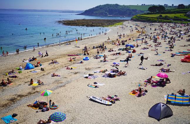 Brits are set to travel to the beach to take advantage of the hot weather (Credit: PA)