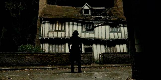 The house appearing in 'The Deathly Hallows'. (Credit: Warner Bros)
