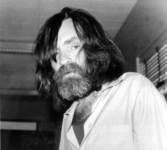 Charles Manson's long hair and beard make him instantly recognisable (Credit: PA)