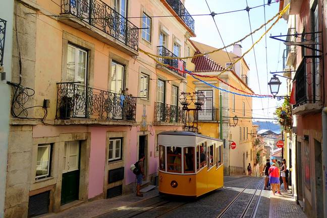 You could also visit the yellow trams in Lisbon. (Credit: Pixabay)
