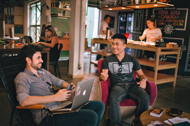 Your colleagues also aren't interested in small talk. (Credit: Pexels)