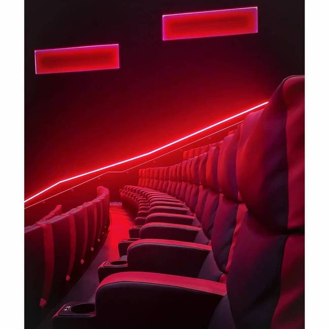 Anyone else *seriously* excited to be back in their local cinema hearing the opening credits roll? (Credit: Cineworld / Instagram)