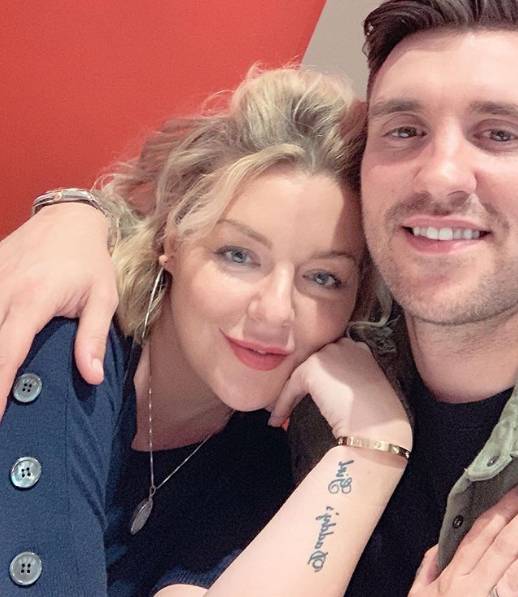 Sheridan Smith is expecting her first baby with fiance Jamie Horn and revealed it's a boy (Credit: Instagram/Sheridan Smith)