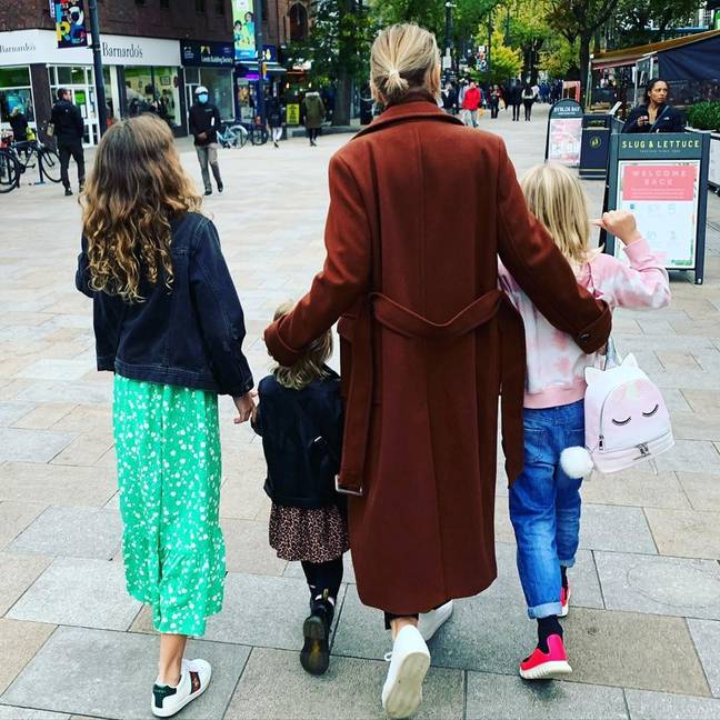 Emma and Matt share three children but are famously private about them and have never revealed their faces (Credit: Matt Willis / Instagram)
