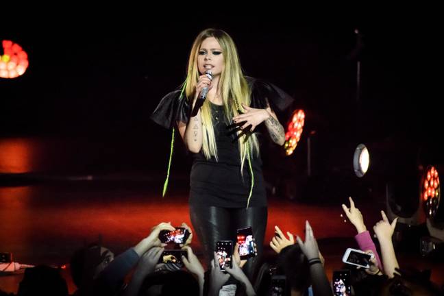 Avril Lavigne is soon to be back on a stage near you. (Credit: PA)