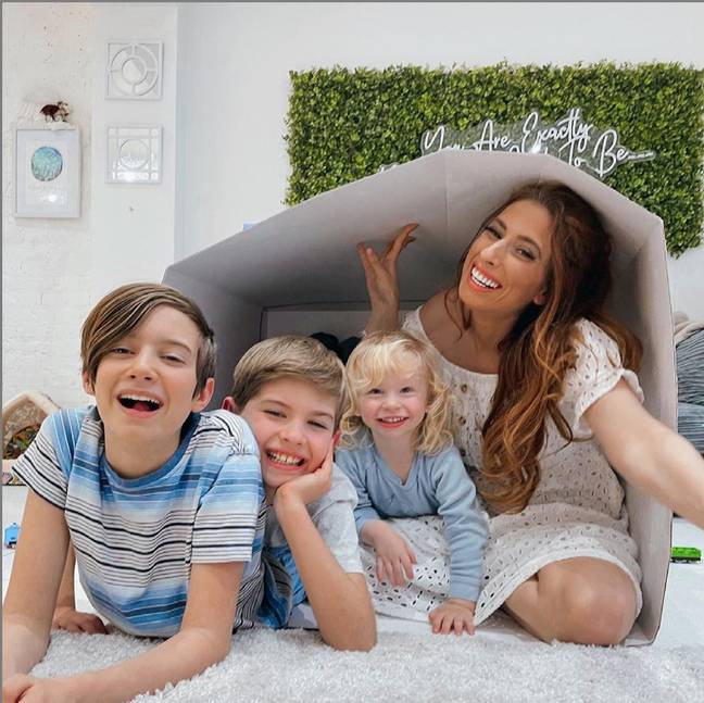 Stacey with her sons (Credit: Instagram/Stacey Solomon)