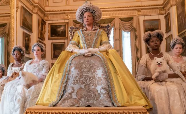 Bridgerton fans love Queen Charlotte's wigs and outfits. (Credit: Netflix)