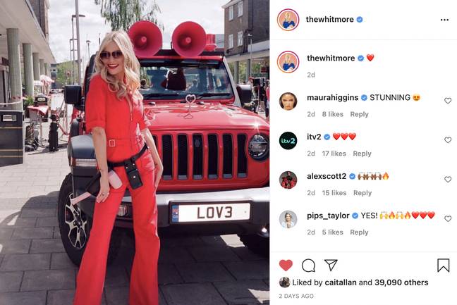 Laura Whitmore teases Love Island trailers (Credit: Instagram/thewhitmore)