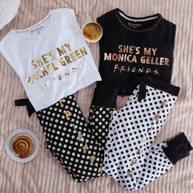 How cute are these matching 'Friends'-themed PJ sets?! (Credit: Primark / Instagram)
