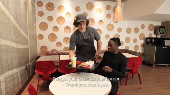 McDonald's staff will now hand deliver your food (Credit: McDonald's)