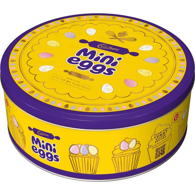 We can't wait to get an entire tin full of mini eggs. (Credit: Cadbury)