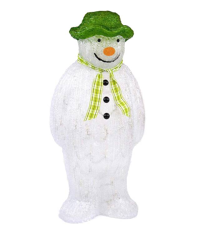 The Snowman light for £49.99 will make your Christmas display complete (Credit: Amazon)