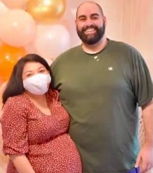 The couple are thrilled at their baby news (Credit: KETV)