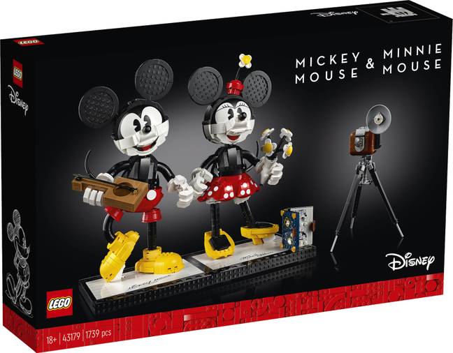 The new Minnie and Mickey LEGO set retails at £169.99 (Credit: LEGO)