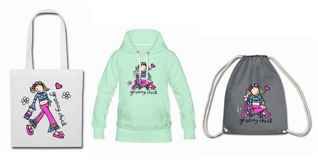 Ladies groovy chick discount pyjamas