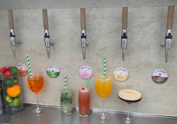 Fancy a cocktail on tap served on your doorstep? (Credit: Liberation Cocktails) 