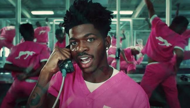 Some commenters joked that it was the set of a Lil Nas X video (Credit: Columbia Records)